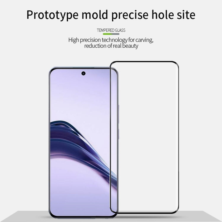 For Realme 13 Pro PINWUYO 9H 3D Hot Bending Tempered Glass Film(Black)