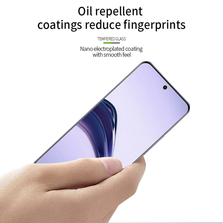 For Realme 13 Pro PINWUYO 9H 3D Hot Bending Tempered Glass Film(Black)