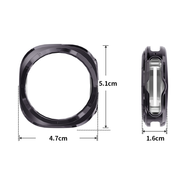 For Samsung Galaxy Watch Ultra 47mm / Ultra 2025 ENKAY Hat-Prince Electroplated Soft TPU Cover + 0.2mm 9H Glass Screen Protector(Rose Gold)