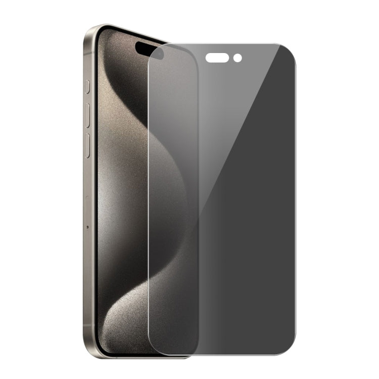 For iPhone 15 Pro Max ENKAY Hat-Prince 28 Degree Anti-peeping Privacy Tempered Glass Film