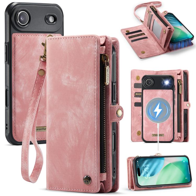 CaseMe 008 Detachable Multifunctional Leather Phone Case, For iPhone Air, For iPhone 16 Pro Max, For iPhone 16 Pro, For iPhone 16 Plus