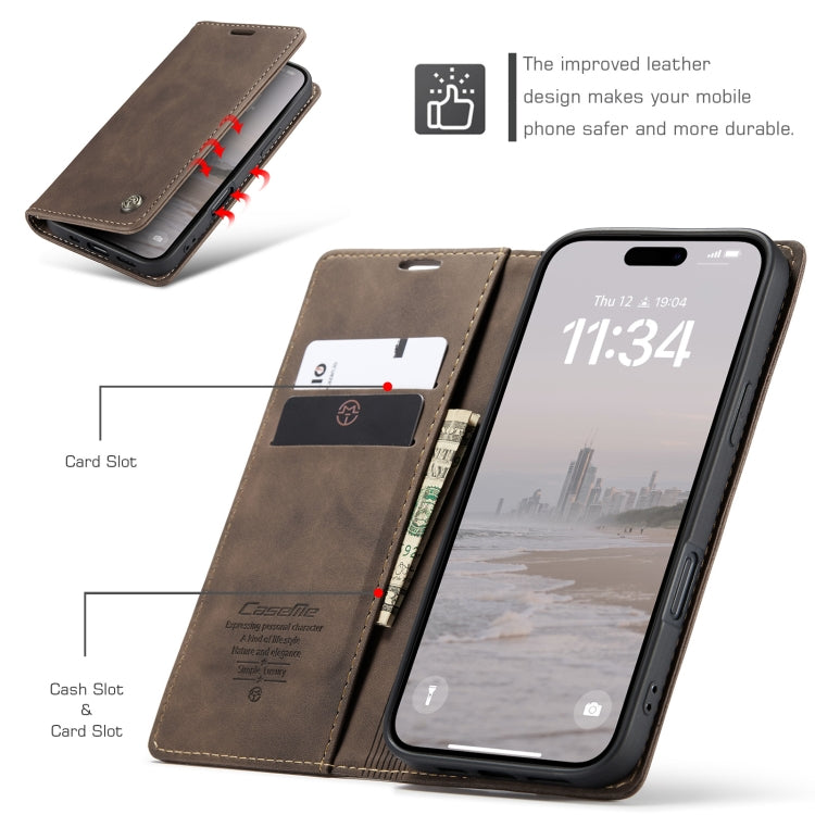 CaseMe 013 Multifunctional Horizontal Flip Leather Phone Case, For iPhone Air, For iPhone 16 Pro Max, For iPhone 16 Pro, For iPhone 16 Plus