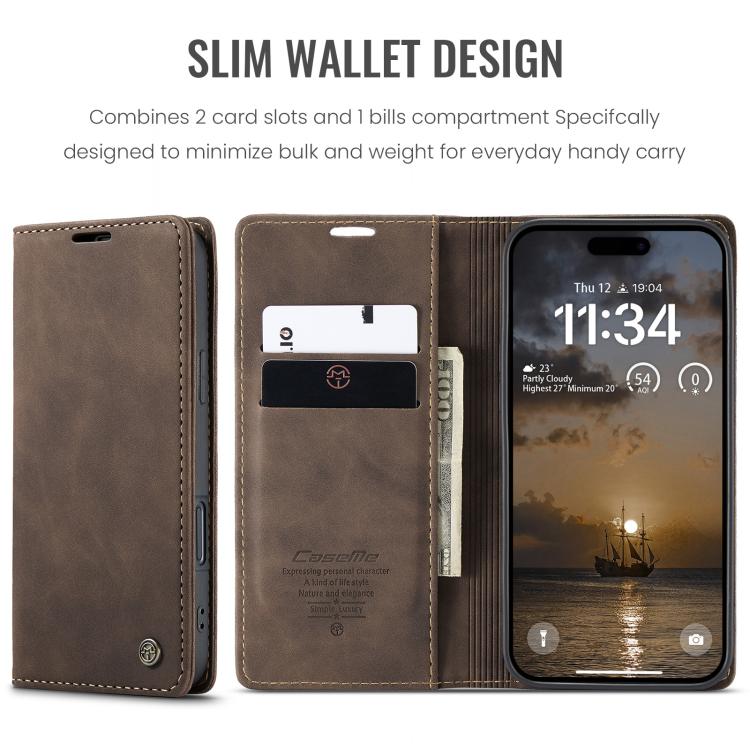 CaseMe 013 Multifunctional Horizontal Flip Leather Phone Case, For iPhone 16