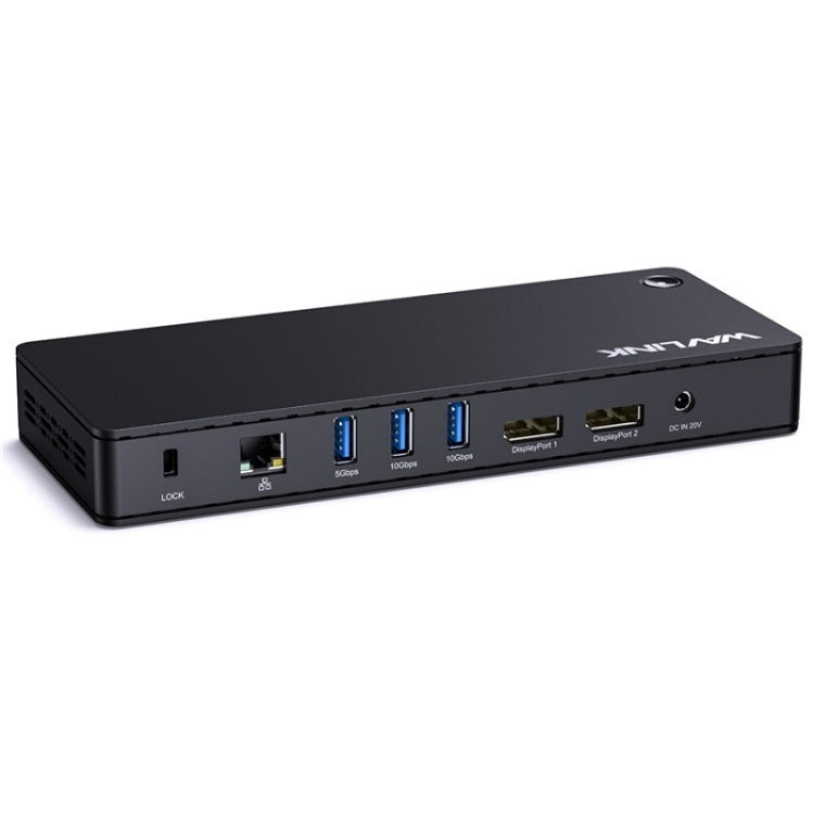WAVLINK UTD22 Support 96W Laptop Charging USB4 Docking Station Dual Monitor USB-C Hub(UK Plug)