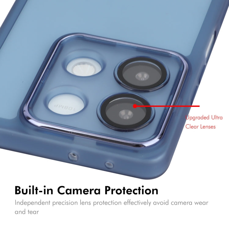 For Redmi Note 13 Pro 5G / Xiaomi Poco X6 5G ENKAY Hat-Prince Translucent Matte TPU Phone Case with Lens Film(Purple)