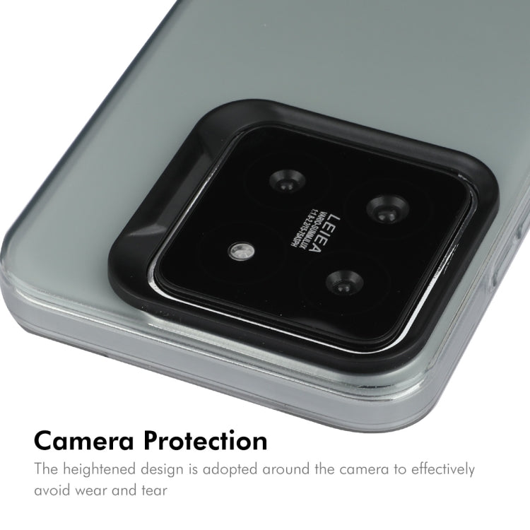 For Xiaomi 14 Pro ENKAY Hat-Prince Translucent Matte TPU Phone Case + 3D Hot Bending Film(Grey)