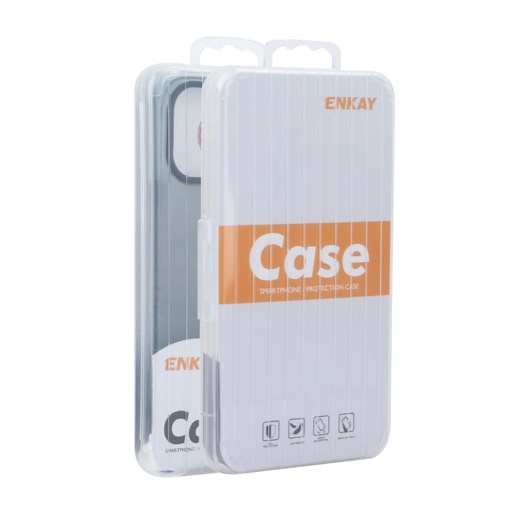 For Xiaomi 14 Pro ENKAY Hat-Prince Translucent Matte TPU Phone Case + 3D Hot Bending Film(Grey)