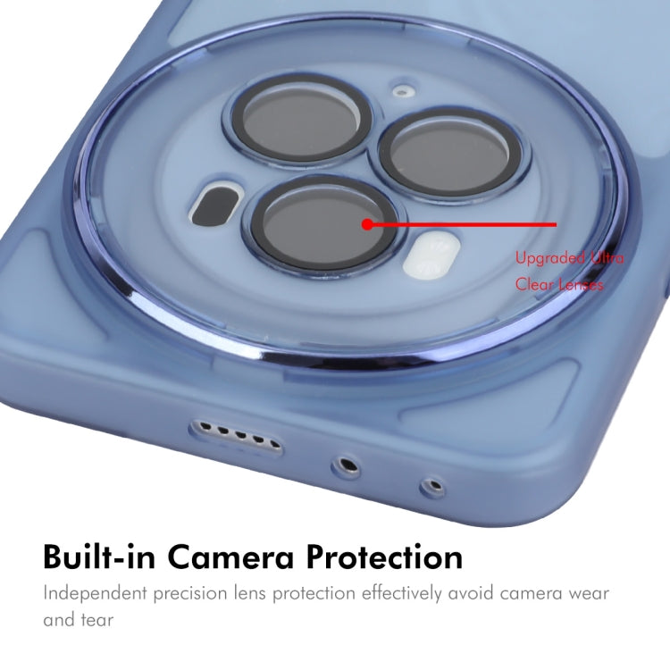 For Honor Magic6 ENKAY Hat-Prince Translucent Matte TPU Phone Case with Lens Film + 3D Hot Bending Film(White)