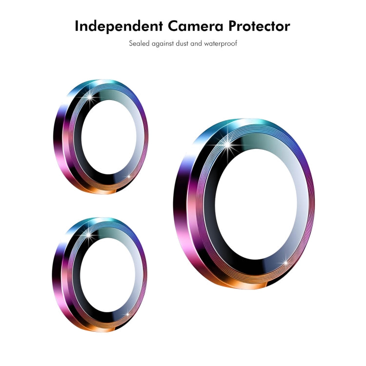 For Honor Magic V Flip ENKAY Hat-Prince 9H Rear Camera Lens Aluminium Alloy Tempered Glass Film(Black)