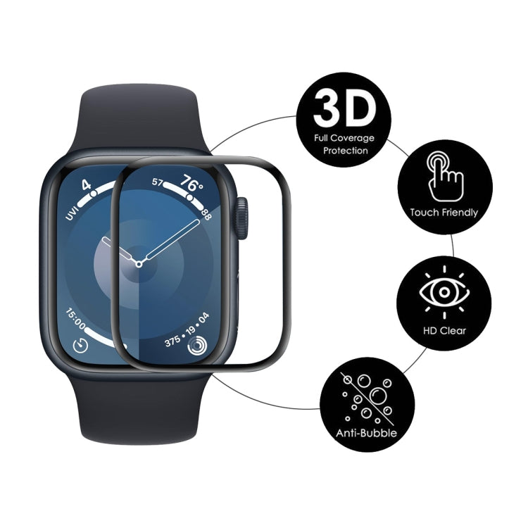 For Apple Watch Series 11 / 10 46mm ENKAY 3D Full Coverage Soft PC Edge PMMA HD Screen Film