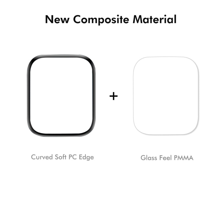 For Apple Watch Series 11 / 10 46mm 2pcs ENKAY 3D Full Coverage Soft PC Edge PMMA HD Screen Film