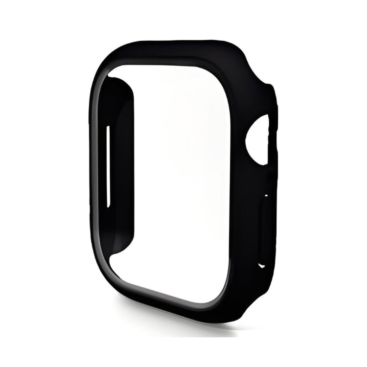 For Apple Watch Series 11 / 10 46mm ENKAY Hat-Prince PC Tempered Glass Film Integrated Watch Case(Black)