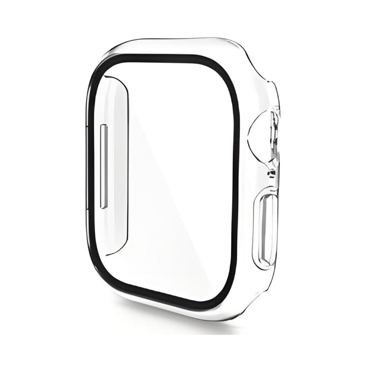 For Apple Watch Series 11 / 10 46mm ENKAY Hat-Prince PC Tempered Glass Film Integrated Watch Case(Transparent)