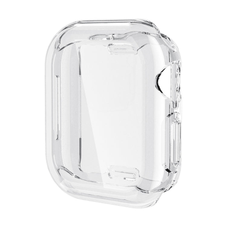 For Apple Watch Series 11 / 10 42mm ENKAY Hat-Prince Electroplated Soft TPU Case with Screen Film(Transparent)