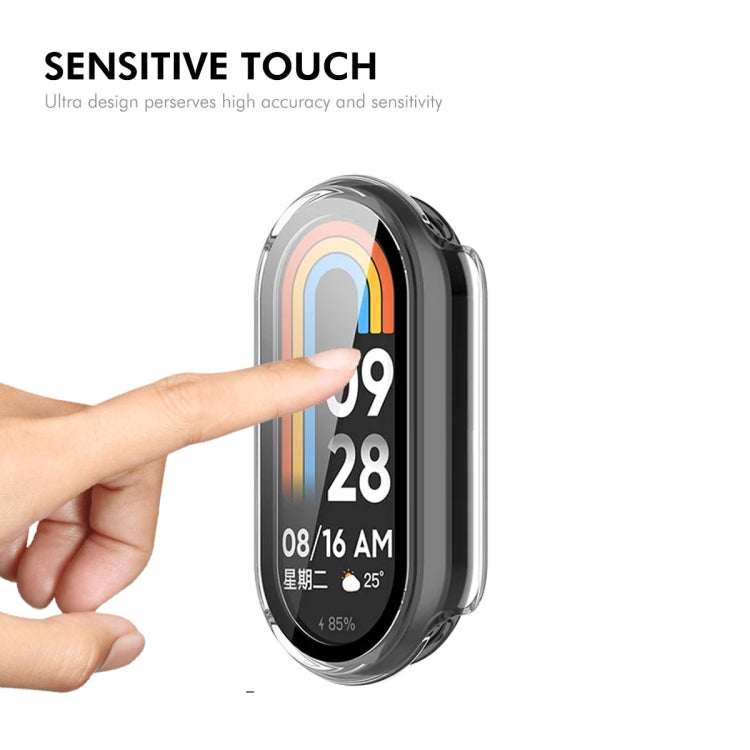 For Xiaomi Smart Band 9 / 9 NFC ENKAY Hat-Prince PC Frame Watch Protective Case with Tempered Film(Dark Green)