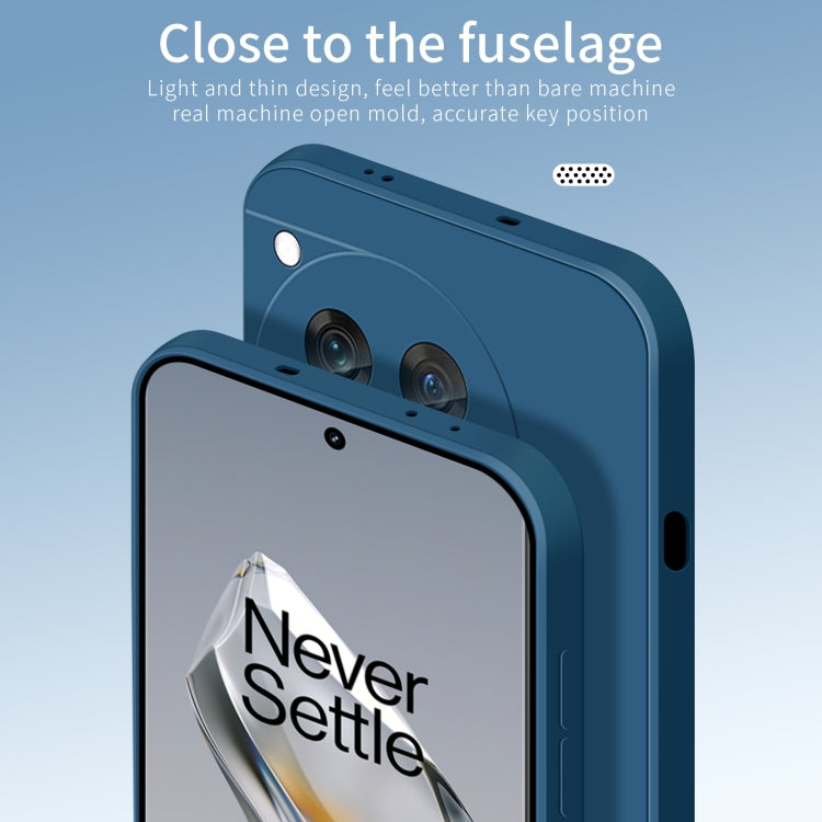 For OnePlus 12 PINWUYO Sense Series Liquid Silicone TPU Phone Case(Black)