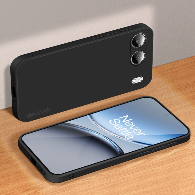 For OnePlus Nord 4 PINWUYO Sense Series Liquid Silicone TPU Phone Case(Black)