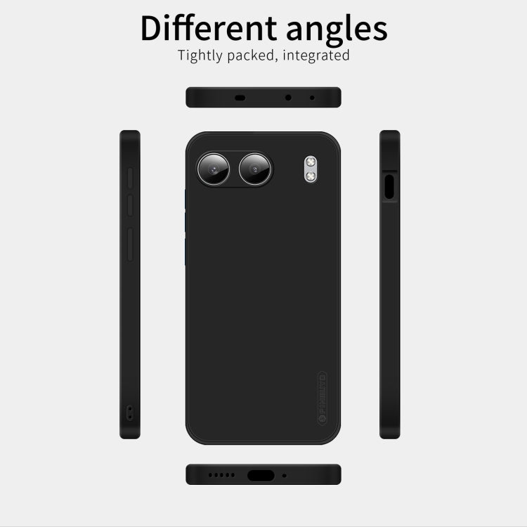 For OnePlus Nord 4 PINWUYO Sense Series Liquid Silicone TPU Phone Case(Black)
