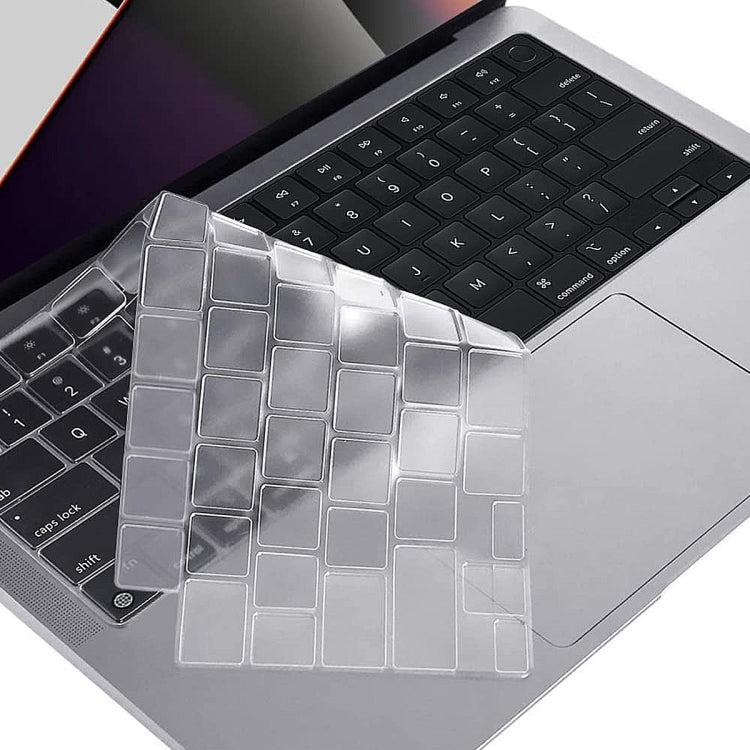 For MacBook Pro 14.2 / 16.2 / Air 13.6 / 15.3 / 14 inch A3434 2025 (M5) ENKAY EU Version Soft TPU Keyboard Protector Film