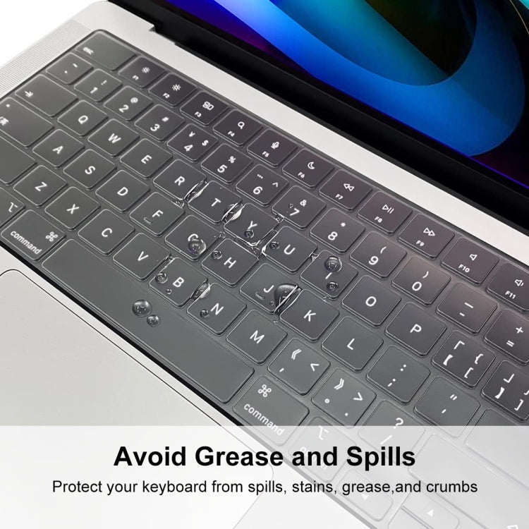 For MacBook Pro 14.2 / 16.2 / Air 13.6 / 15.3 / 14 inch A3434 2025 (M5) ENKAY EU Version Soft TPU Keyboard Protector Film