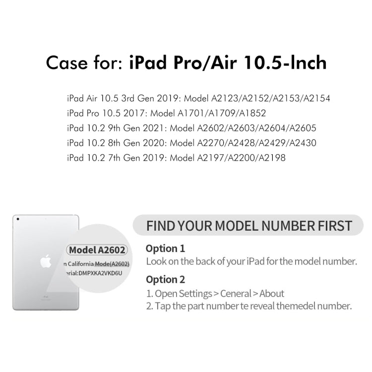For iPad Air 10.5 / Pro 10.5 / 10.2 ENKAY 360 Rotation TPU Leather Smart Tablet Case with Pen Slot(Beige)