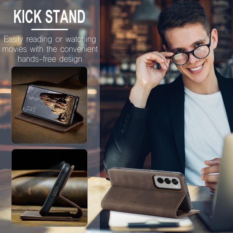 For OPPO Reno12 Pro 5G Global CaseMe 013 Multifunctional Horizontal Flip Leather Phone Case(Coffee)