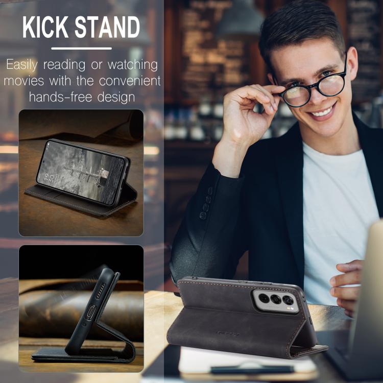 For OPPO Reno12 Pro 5G Global CaseMe 013 Multifunctional Horizontal Flip Leather Phone Case(Black)