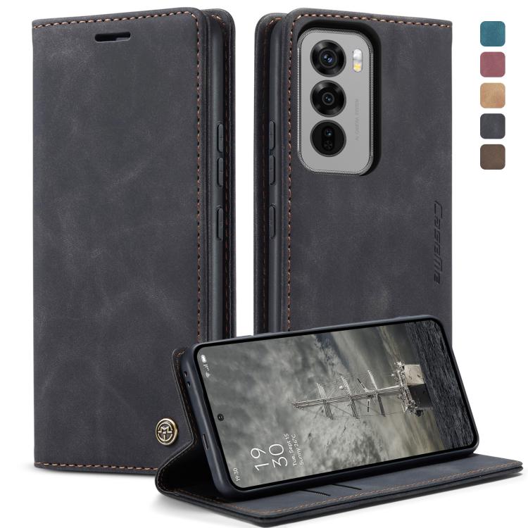 For OPPO Reno12 Pro 5G Global CaseMe 013 Multifunctional Horizontal Flip Leather Phone Case(Black)
