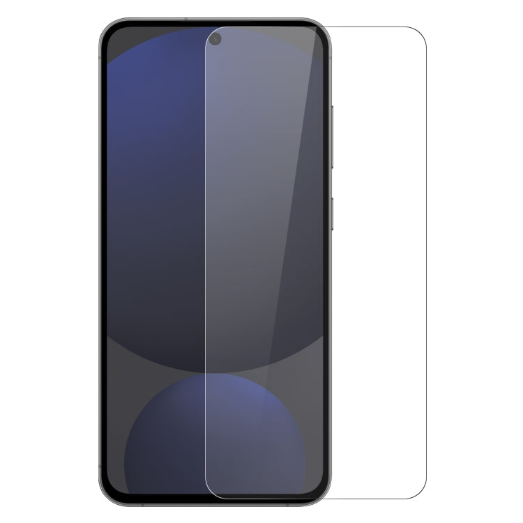 For Samsung Galaxy S25+ 5G NORTHJO TPU Case with Screen Film, Support Fingerprint Unlock(Transparent)