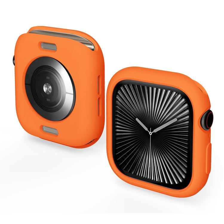 For Apple Watch Series 11 / 10 42mm ENKAY Hat-Prince Candy Color TPU Watch Case(Orange)