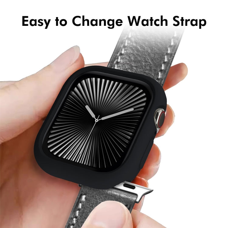 For Apple Watch Series 11 / 10 46mm ENKAY Hat-Prince Candy Color TPU Watch Case(Pink)