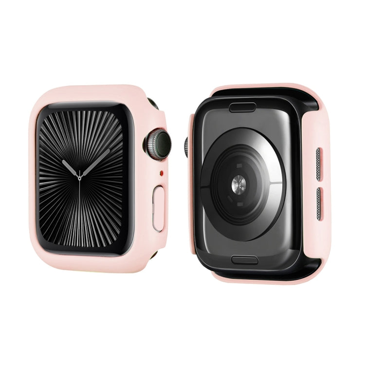 For Apple Watch Series 11 / 10 46mm ENKAY Hat-Prince Solid Color PC Watch Case Shockproof Cover(Pink)