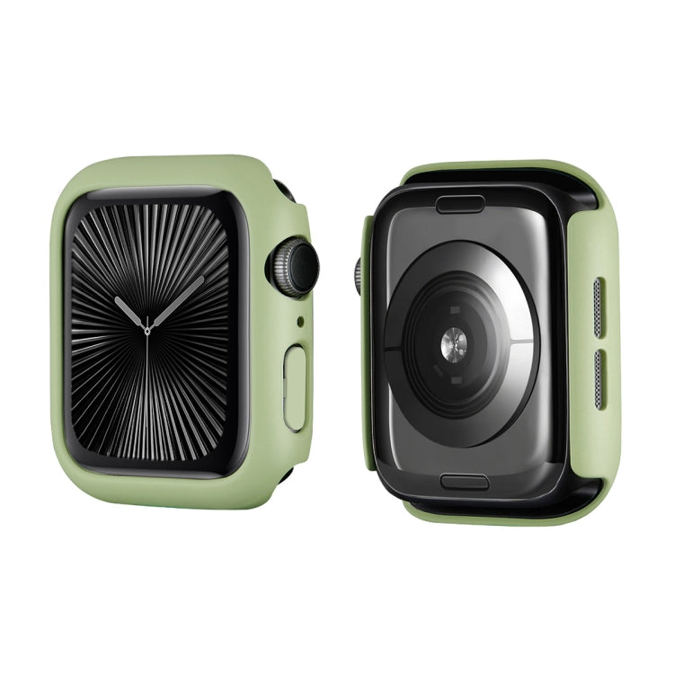 For Apple Watch Series 11 / 10 42mm ENKAY Hat-Prince Solid Color PC Watch Case Shockproof Cover(Light Green)
