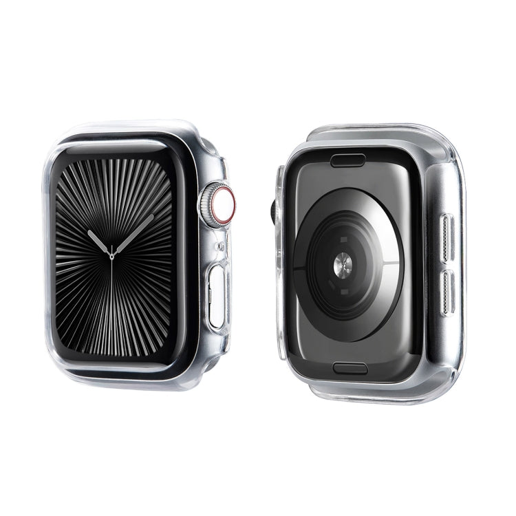 For Apple Watch Series 11 / 10 42mm ENKAY Hat-Prince Solid Color PC Watch Case Shockproof Cover(Transparent)