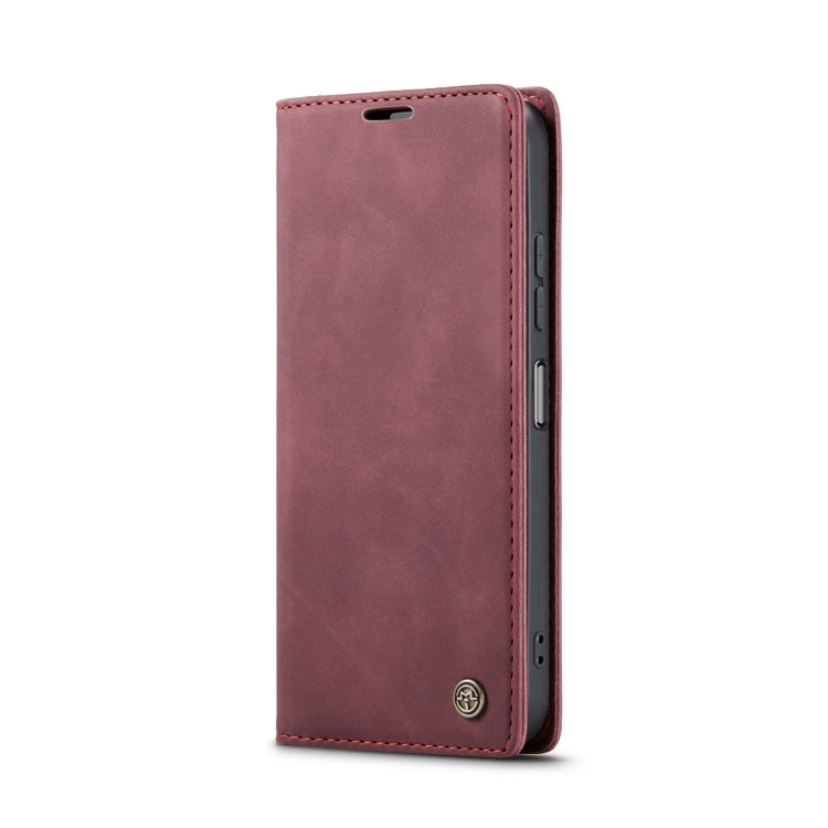 For Samsung Galaxy A16 5G CaseMe 013 Multifunctional Horizontal Flip Leather Phone Case(Red)
