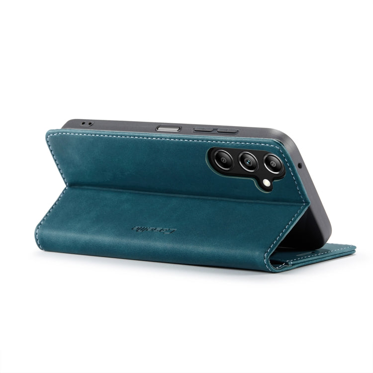 For Samsung Galaxy A16 5G CaseMe 013 Multifunctional Horizontal Flip Leather Phone Case(Blue)