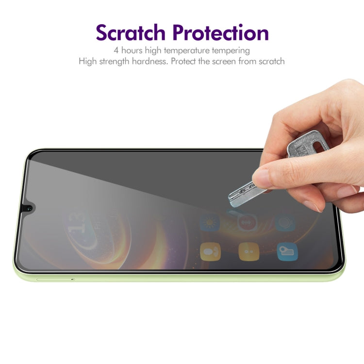 For Samsung Galaxy A06 4G ENKAY Easy Install Anti-peeping Privacy Tempered Glass Film