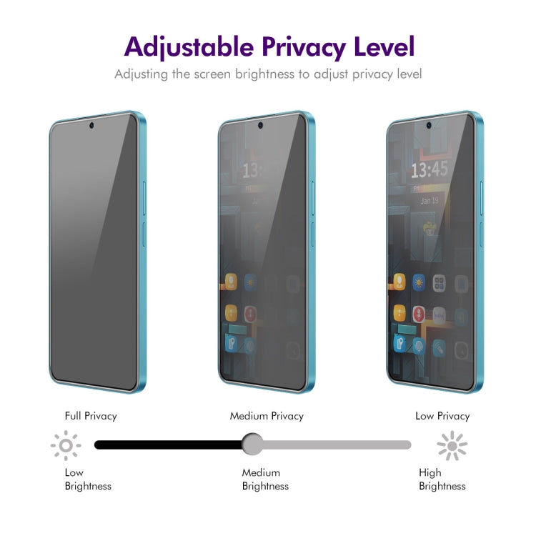 For Honor Play 60 Plus ENKAY Easy Install Anti-peeping Privacy Tempered Glass Film