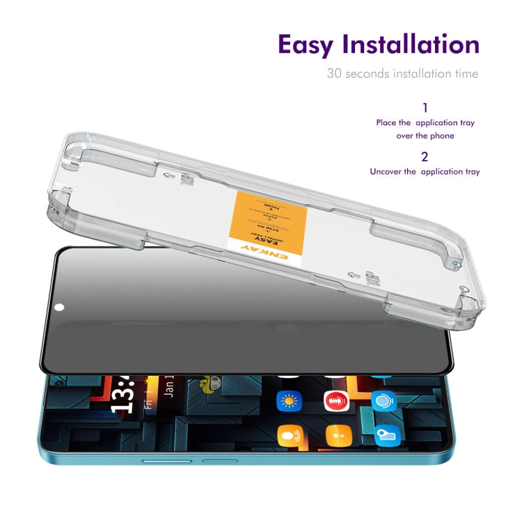 For Google Pixel 9 Pro XL ENKAY Easy Install Anti-peeping Privacy Tempered Glass Film