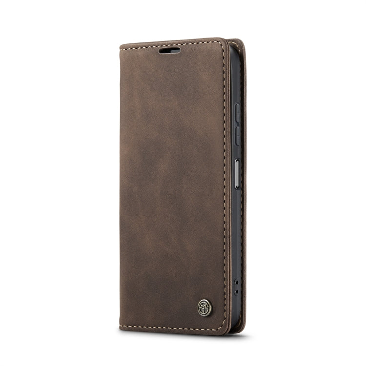 For Samsung Galaxy A07 / A06 CaseMe 013 Multifunctional Horizontal Flip Leather Phone Case(Coffee)