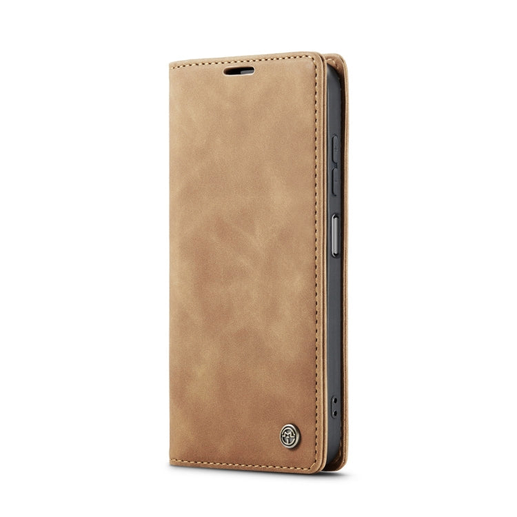 For Samsung Galaxy A07 / A06 CaseMe 013 Multifunctional Horizontal Flip Leather Phone Case(Brown)