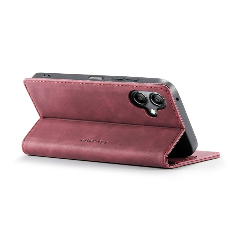 For Samsung Galaxy A07 / A06 CaseMe 013 Multifunctional Horizontal Flip Leather Phone Case(Red)