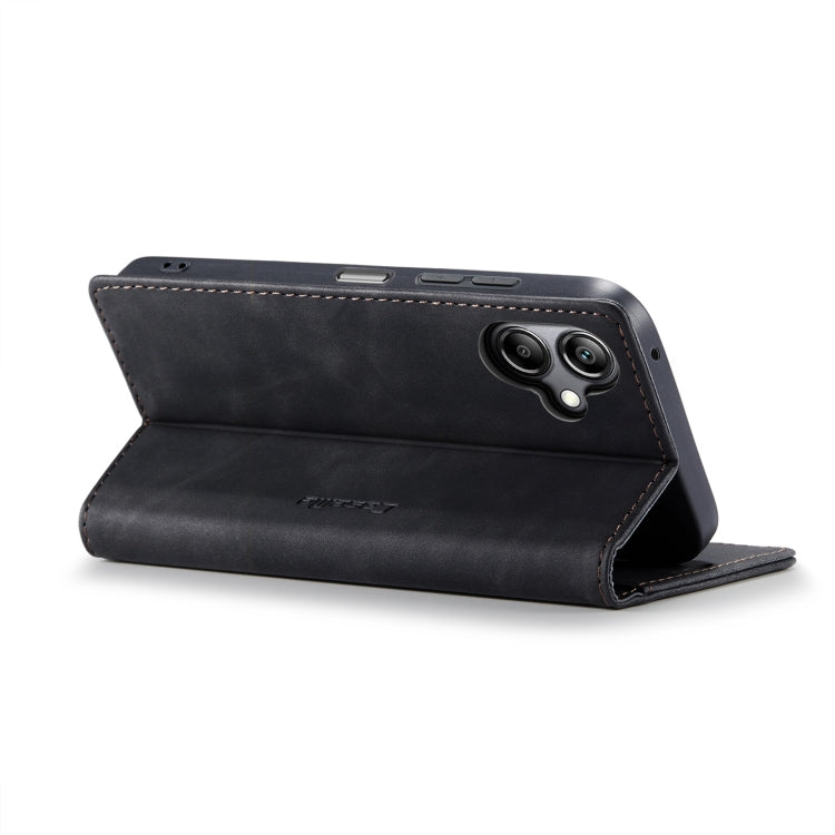 For Samsung Galaxy A07 / A06 CaseMe 013 Multifunctional Horizontal Flip Leather Phone Case(Black)