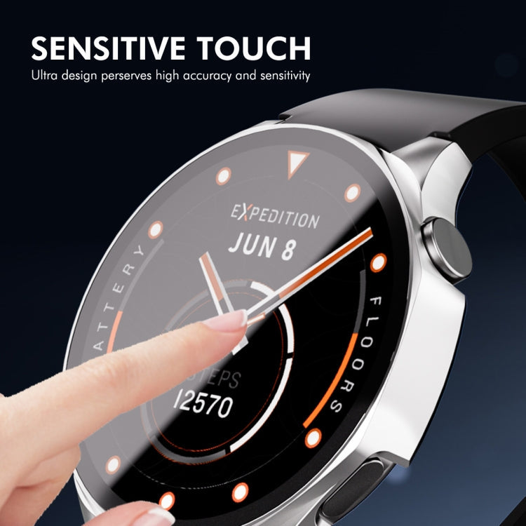 For Huawei Watch GT 5 41mm ENKAY Hat-Prince Tempered Glass Film Integrated PC Watch Case(Black)