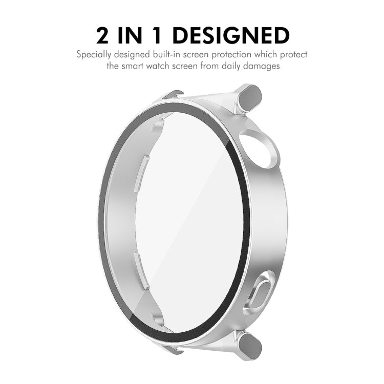 For Huawei Watch GT 5 41mm ENKAY Hat-Prince Tempered Glass Film Integrated PC Watch Case(Dark Blue)