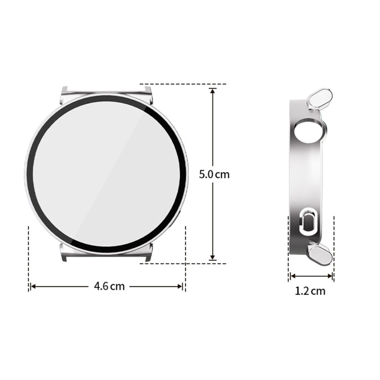 For Huawei Watch GT 5 41mm ENKAY Hat-Prince Tempered Glass Film Integrated PC Watch Case(Transparent)