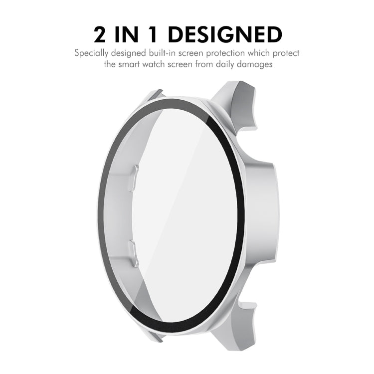 For Huawei Watch GT 5 46mm ENKAY Hat-Prince Tempered Glass Film Integrated PC Watch Case(Dark Blue)