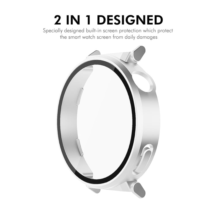For Huawei Watch GT 5 Pro 42mm ENKAY Hat-Prince Tempered Glass Film Integrated PC Watch Case(Transparent)