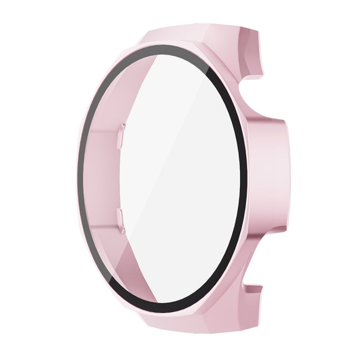For Huawei Watch GT 5 Pro 46mm ENKAY Hat-Prince Tempered Glass Film Integrated PC Watch Case(Pink)