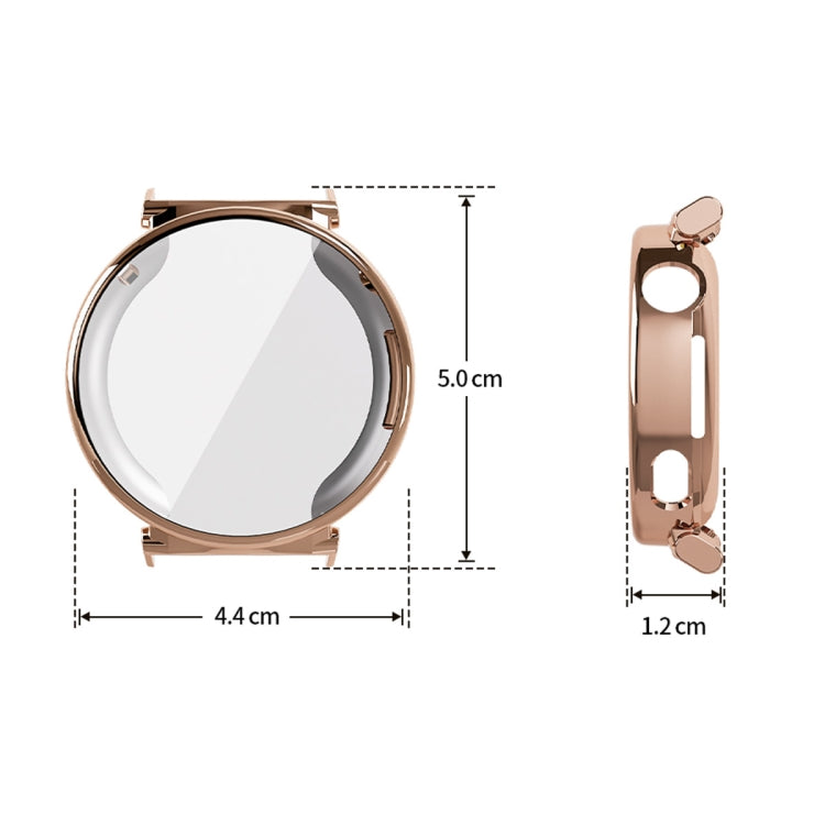 For Huawei Watch GT 5 41mm ENKAY Hat-Prince Electroplated Soft TPU Watch Case with Screen Film(Pink)